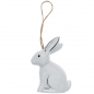 Preview: Hase aus Holz weiß Rico Design 